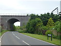 TL2180 : Railway arch in Wood Walton by Richard Humphrey