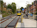 Metrolink Tram Approaching Didsbury Village