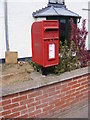 TM2993 : Hempnall Road Post Office Postbox by Geographer