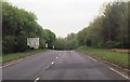 Approaching roundabout at Dreghorn