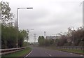 Factories and Power lines adjacent to A71