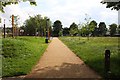 The Thames Path through Pepys Park