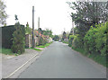 Cottage Lane approaches junction with A28