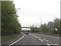 Footbridge from College Mains over A75