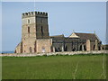NU1734 : The Parish Church of St. Aidan at Bamburgh by James Denham