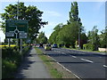 A16 approaching Toll Bar Roundabout