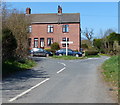 Houses along School Lane in Newton Burgoland