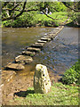 Shortcut across the River Esk, Lealholm