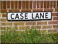 Case Lane sign