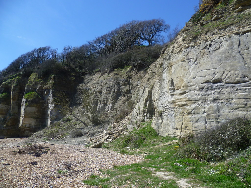 Subsidence along the cliffs at Cliff... © Marathon :: Geograph Britain ...