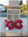 The War Memorial, Mary Tavy