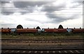 Stored wagons at Southall