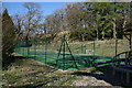 NM6356 : Tennis Court, Rahoy House by Peter Bond