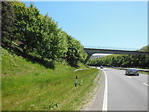 SX4957 : A footbridge over the A38, The Parkway by Ian S