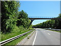 Footbridge over the A38 west of Eggbuckland Road