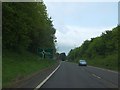 Sign for Ludlow bypass junction with A4117