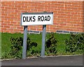 Dilks Road sign