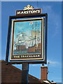 The Trafalgar pub sign - detail