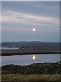 NB2132 : Moonrise reflection by James Allan