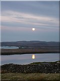 NB2132 : Moonrise reflection by James Allan