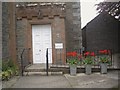 NX6056 : West door to Gatehouse of Fleet Parish Church by Stanley Howe
