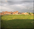 Farmland and new housing