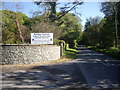 NX0055 : Entrance to Dunskey House estate by Stanley Howe