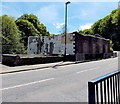 Remains of the fire-damaged Old Mill Hotel, Bargoed (2)