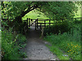 Stile and fence