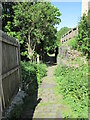 Footpath from Claremount Road to Range Bank