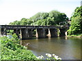 Railway bridges over the River Eden in Carlisle