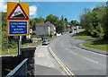 Very steep ascent ahead from Bargoed to Aberbargoed