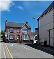 End of the 20mph zone along Heol-y-felin Aberbargoed