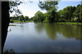 Fishing lake by Wakefield Farm