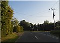 New Pasture Lane at the junction with Warehouse Road