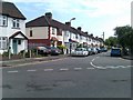 Suburban housing in Dawlish Avenue