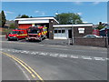 Fire station and vehicles, Brynmawr