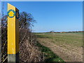 Footpath heading north  towards Packington