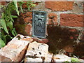 Ordnance Survey flush bracket on Trescsott Grange