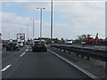 Air ambulance on the M6