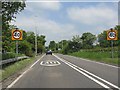 SO7684 : A442 entering Alveley by Peter Whatley