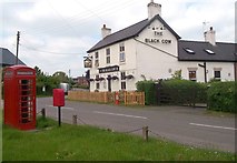 SK2637 : The Black Cow Public House in Lees by Jonathan Clitheroe