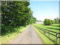 Driveway through parkland to Newhouse