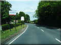 Lancashire county boundary on the A49