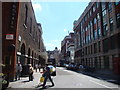 View down Russell Street from Drury Lane