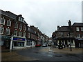 Looking from West Street into Salisbury Street