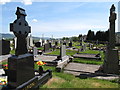 The old section of the graveyard of St Patrick