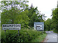 TM4381 : A145 London Road & roadsigns by Geographer