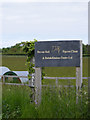 TM4481 : Stoven Hall Equine Clinic & Rehabilitation Centre Ltd sign by Geographer