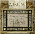 Inscription over the entrance to Busbridge Primary School